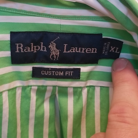 Ralph Lauren Men's Custom Fit Dress Shirt - Picture 2 of 3